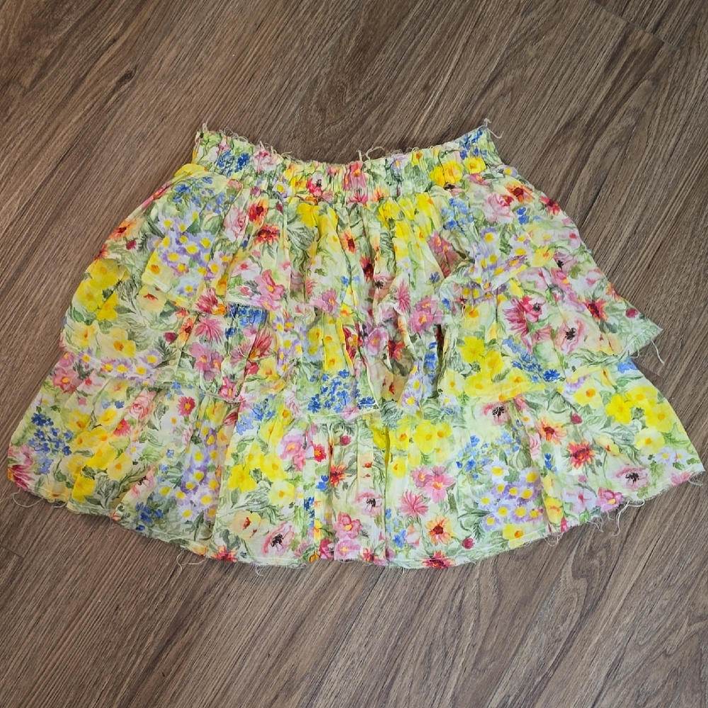 LSF floral Multicolor Skirt